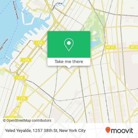 Mapa de Yeled Yeyalde, 1257 38th St