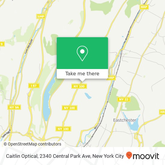 Mapa de Caitlin Optical, 2340 Central Park Ave