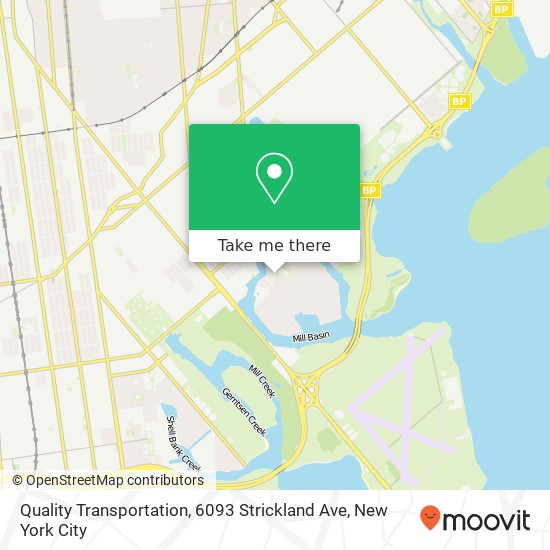 Quality Transportation, 6093 Strickland Ave map