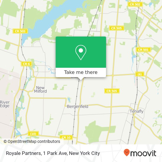 Royale Partners, 1 Park Ave map