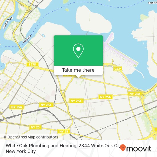 Mapa de White Oak Plumbing and Heating, 2344 White Oak Ct