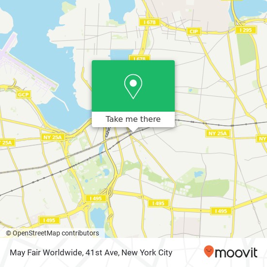 Mapa de May Fair Worldwide, 41st Ave