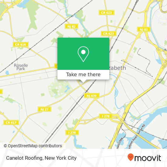 Canelot Roofing map