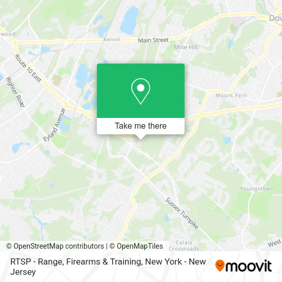 RTSP - Range, Firearms & Training map