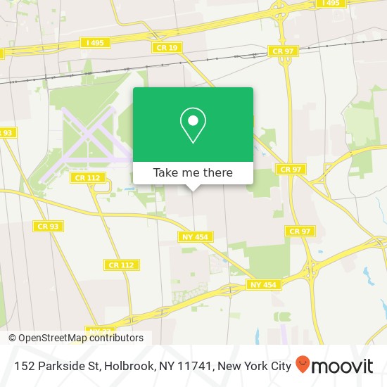 152 Parkside St, Holbrook, NY 11741 map