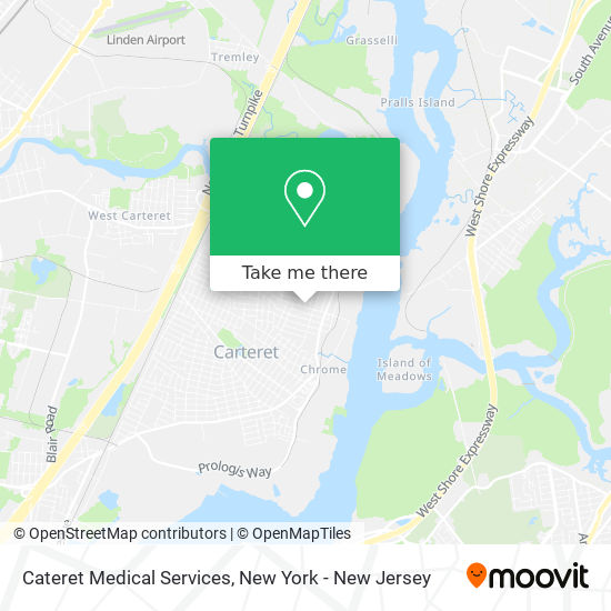 Cateret Medical Services map