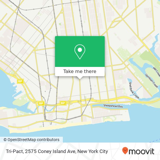 Mapa de Tri-Pact, 2575 Coney Island Ave