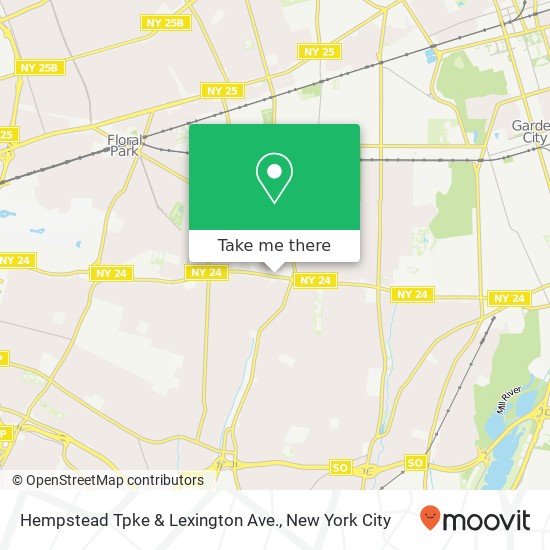 Mapa de Hempstead Tpke & Lexington Ave.