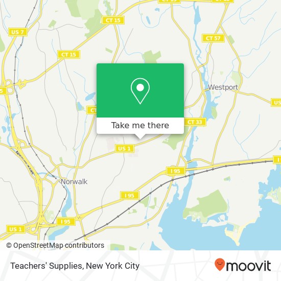 Teachers' Supplies map