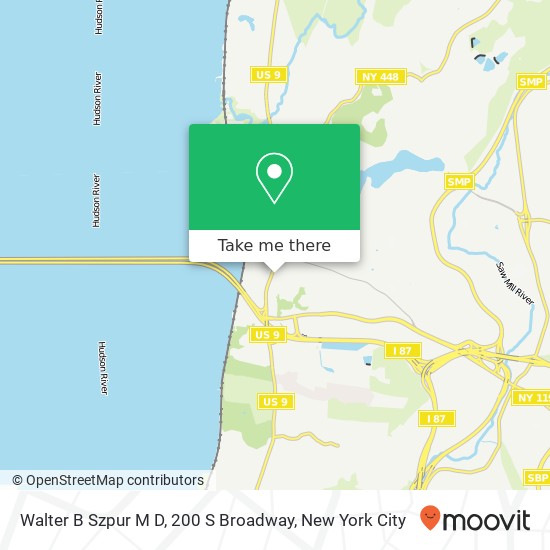 Mapa de Walter B Szpur M D, 200 S Broadway