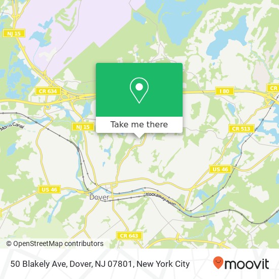 50 Blakely Ave, Dover, NJ 07801 map