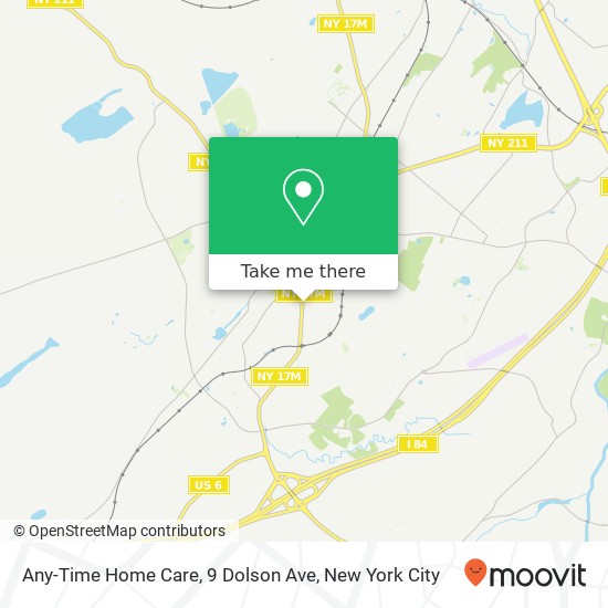 Mapa de Any-Time Home Care, 9 Dolson Ave