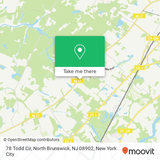 78 Todd Cir, North Brunswick, NJ 08902 map