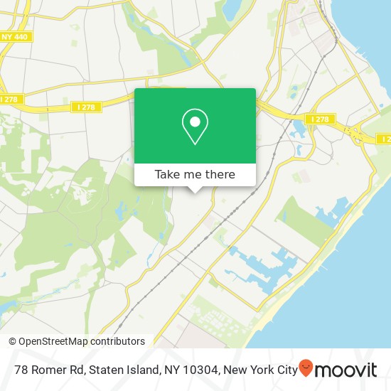 78 Romer Rd, Staten Island, NY 10304 map