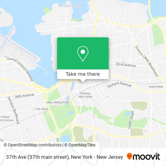 Mapa de 37th Ave (37th main street)