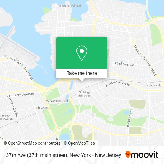 37th Ave (37th main street) map