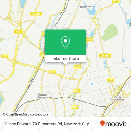 Mapa de Chase Edward, 70 Elmsmere Rd