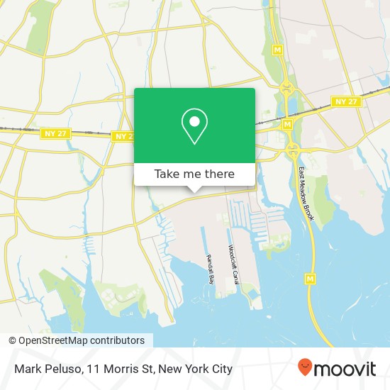 Mapa de Mark Peluso, 11 Morris St