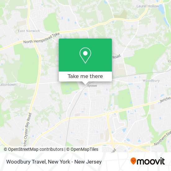 Mapa de Woodbury Travel