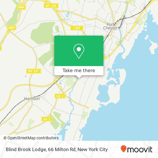 Blind Brook Lodge, 66 Milton Rd map