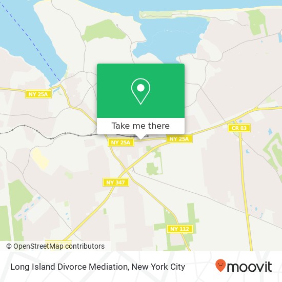 Long Island Divorce Mediation map