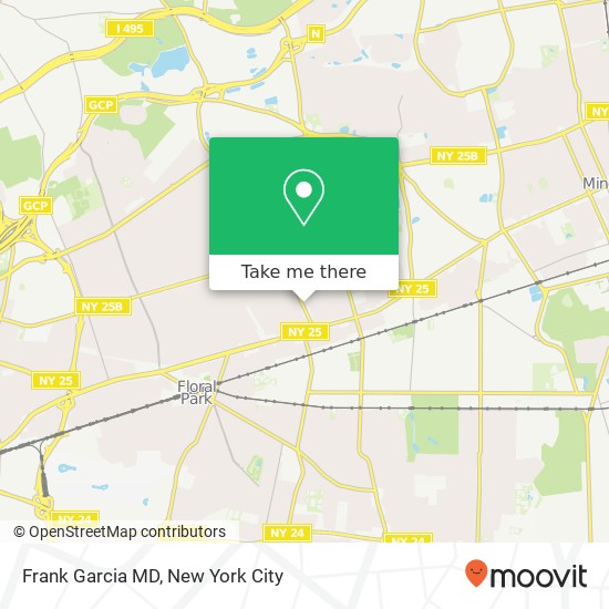 Mapa de Frank Garcia MD, 410 Lakeville Rd