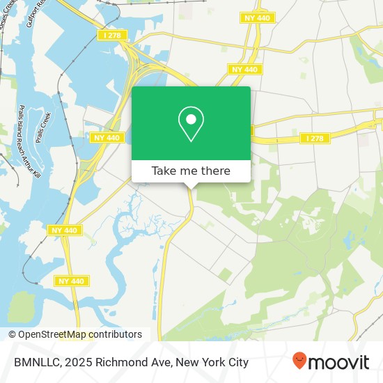 BMNLLC, 2025 Richmond Ave map