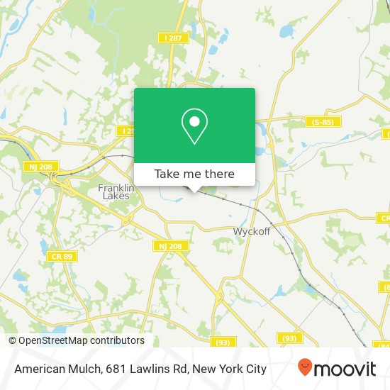 Mapa de American Mulch, 681 Lawlins Rd