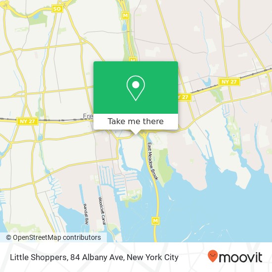 Mapa de Little Shoppers, 84 Albany Ave
