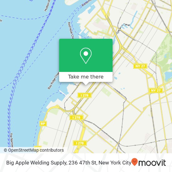 Big Apple Welding Supply, 236 47th St map