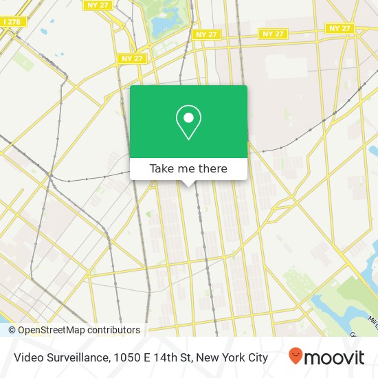 Video Surveillance, 1050 E 14th St map