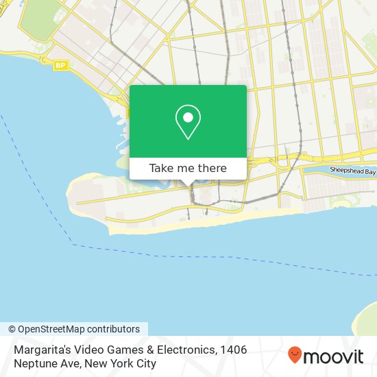 Margarita's Video Games & Electronics, 1406 Neptune Ave map