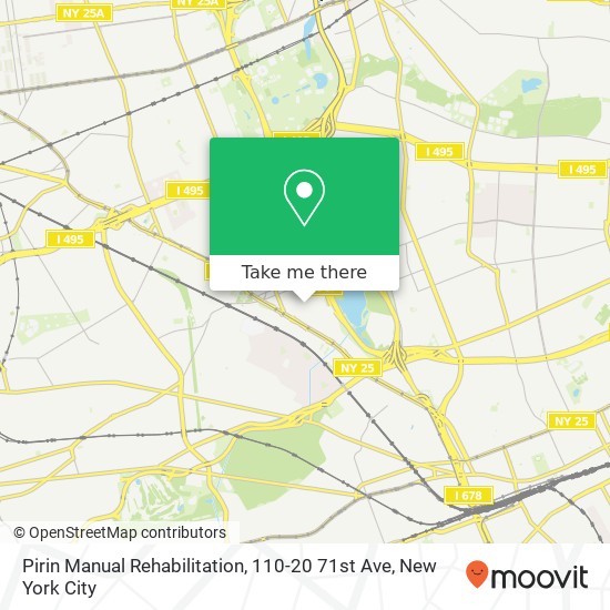 Pirin Manual Rehabilitation, 110-20 71st Ave map
