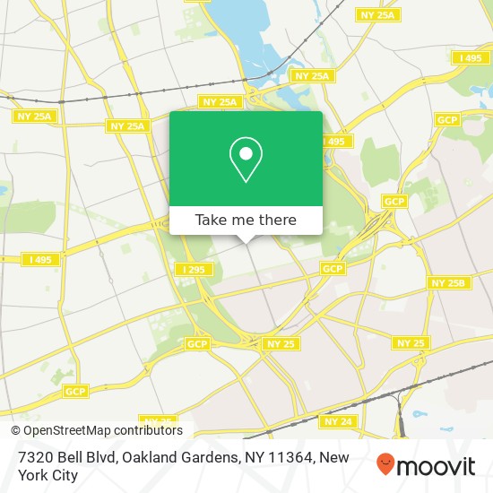 7320 Bell Blvd, Oakland Gardens, NY 11364 map