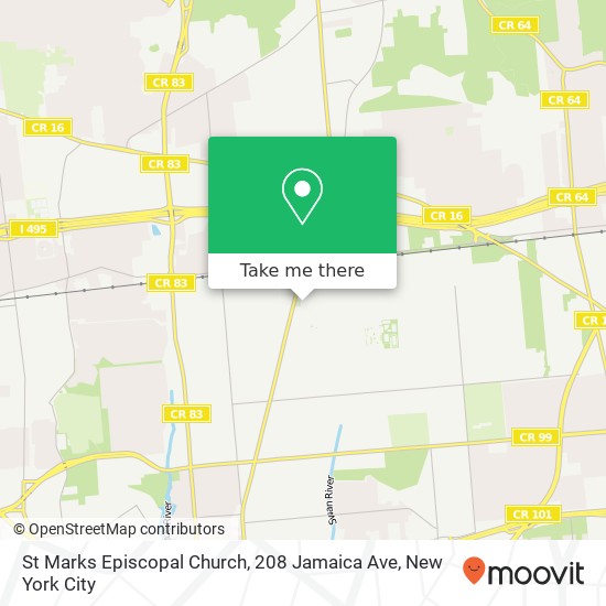 Mapa de St Marks Episcopal Church, 208 Jamaica Ave