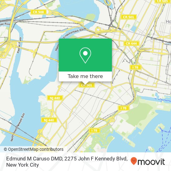 Mapa de Edmund M Caruso DMD, 2275 John F Kennedy Blvd
