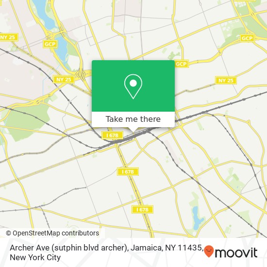 Archer Ave (sutphin blvd archer), Jamaica, NY 11435 map