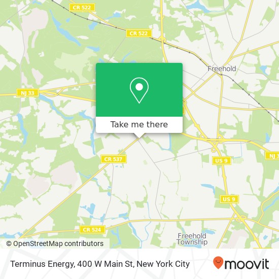 Mapa de Terminus Energy, 400 W Main St