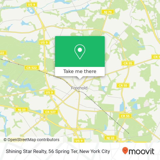 Mapa de Shining Star Realty, 56 Spring Ter