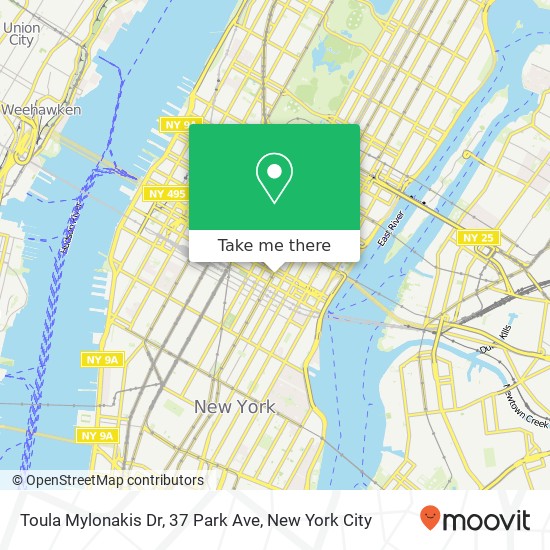 Mapa de Toula Mylonakis Dr, 37 Park Ave