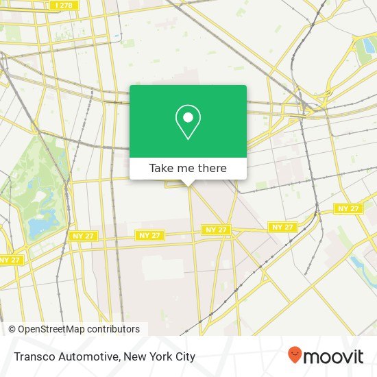 Mapa de Transco Automotive, 476 Utica Ave