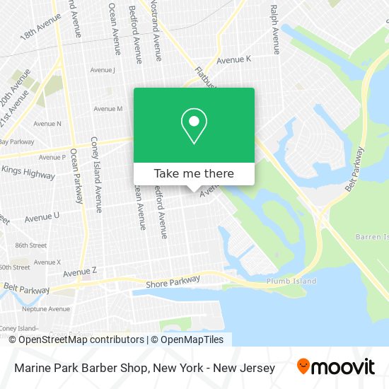 Mapa de Marine Park Barber Shop