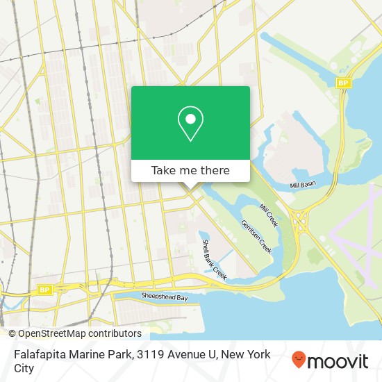 Mapa de Falafapita Marine Park, 3119 Avenue U