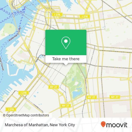 Mapa de Marchesa of Manhattan