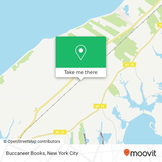 Mapa de Buccaneer Books
