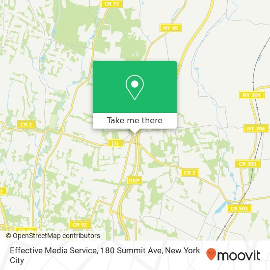 Effective Media Service, 180 Summit Ave map