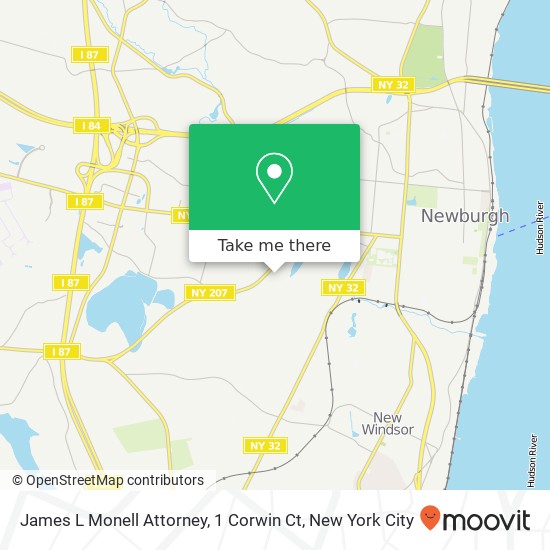 James L Monell Attorney, 1 Corwin Ct map
