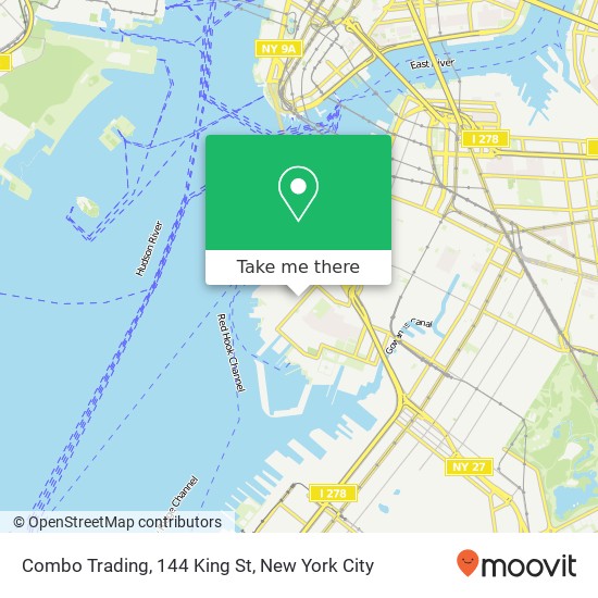 Mapa de Combo Trading, 144 King St