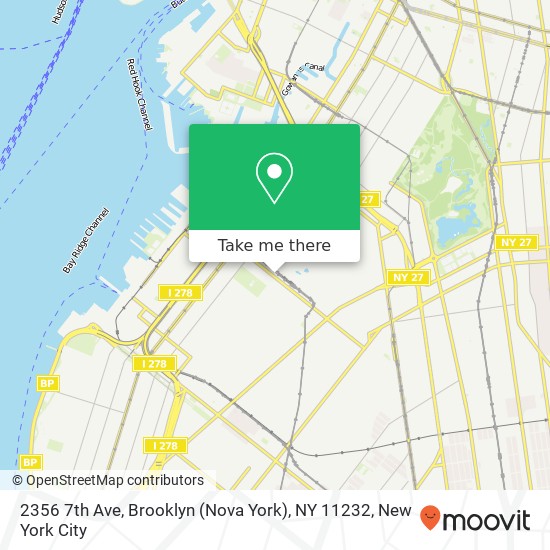 2356 7th Ave, Brooklyn (Nova York), NY 11232 map