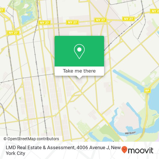 Mapa de LMD Real Estate & Assessment, 4006 Avenue J